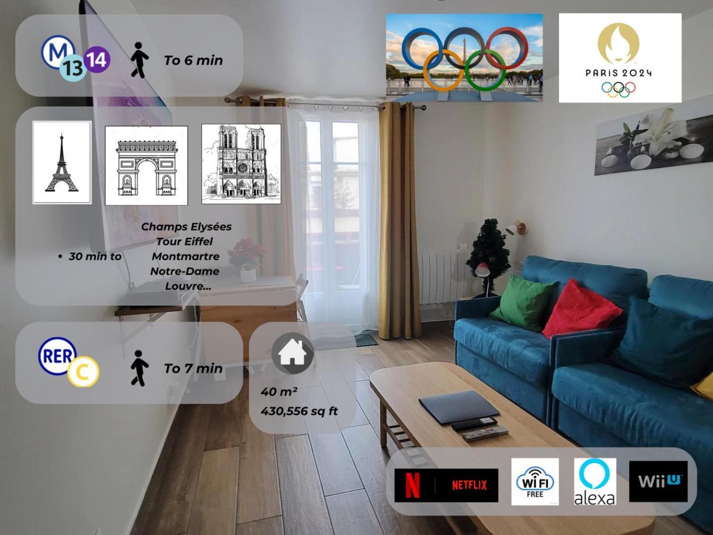 Amazing Apartment A Stone'S Throw From The City Of Lights - Paris Clichy Kültér fotó